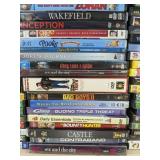 175 DVD Movie Collection - Featuring Titles like Inception, Click, Dark Knight, Step Brothers, Hurt Locker, Hitch, Toy Story 3, Lion King, Super Bad *C