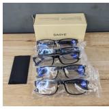 GAOYE 5-Pack Reading Glasses, +1.5 Blue Light Filter - Brand New