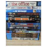 25 Blu-Ray Movie Collection - 007 Skyfall, Old School, The Office, Boss Baby, Downton Abbey, Twilight *C