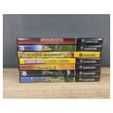 Nintendo GameCube 7 Video Game Bundle - Hello Kitty, Shrek 2, Mario Power Tennis, SpongeBob *C