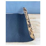 Leopard Outdoor Rug, 29" x 17" - Brand New