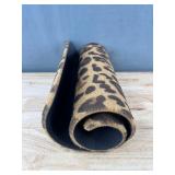 Leopard Outdoor Rug, 29" x 17" - Brand New
