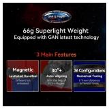 GAN 12 Maglev UV, 3x3 Stickerless Speed Cube Gans 56mm Magic Cube Puzzle Toy, GAN Flagship (Primary Internal), $59 Retail - New