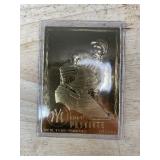 22K Gold The Danbury Mint MLB Baseball Cards Set, 6 Total - Garvey, Feller, Mazeroski, Pettitte