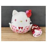 Brand New Hello Kitty and Friends Squishmallows with White and Pink Heart Design