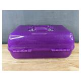 Caboodles On-The-Go-Girl Purple & 2 Detangling Brushes - Brand New