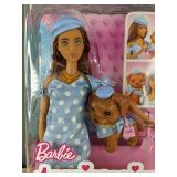 Barbie Twinning Looks Doll & Dog Set - Brand New