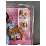 Barbie Twinning Looks Doll & Dog Set - Brand New