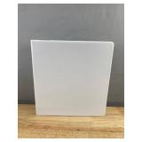 4 AmazonBasics D-Ring Binders White, Five Star 5-Subject Notebook, and 20 Hanging File Folders Black - Brand New