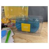 Summer Kitchen Party Supplies Including Disney Tablecloth Round 70in & Cuisinart Mini Spatula Set & Butter Dish & More - Brand New