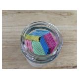 Bible Verse Jar - 96 Color-Coded Bible Verse Bookmarks - Key Chain - Brand New