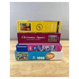4 Ravensburger 1000-Piece Puzzles - Brand New
