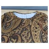 Paisley Pattern Long Dress - 2XL - New