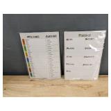 Your Baby Can Read! Stork to Fork First Foods Tracker & Your Baby Can Read! Word Cards & Bob Books Sight Words - Brand New