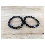 7 Bracelets: Cross, Beaded, Etc. - Brand New