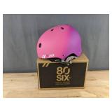 80SIX Multi-Sport Certified Helmet Pink-Purple Fade Matte - Brand New