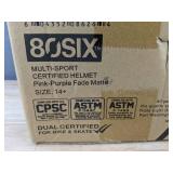 80SIX Multi-Sport Certified Helmet Pink-Purple Fade Matte - Brand New