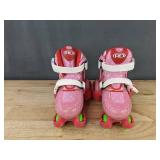 Roller Derby RD Triad Oh Strawberry Design Youth Size 11-2 Roller Skates - New