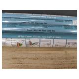 4 Coavas One Way Window Films - 5 in x 78.7 in - Brand New