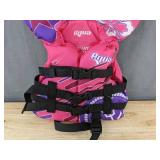 Aqua Infant Life Jacket - Pink/Purple/White - 0-30 lbs - Brand New