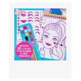 Barbie Makeup Artist Kit - 28 Design Pages, 3 Sticker Sheets - Brand New