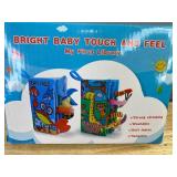 HollyHi Water Drawing Mat & Bright Baby Touch and Feel My First Library - Brand New