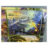 4 Disney & Thomas Kinkade Studios 500-Piece Jigsaw Puzzles - Brand New