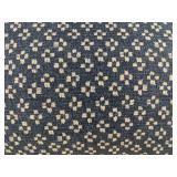 Threshold Throw Pillow 12 x 20 in Navy with Cream Cross-Dot Pattern - Brand New