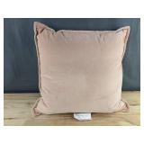 Threshold Throw Pillow 18 in x 18 in Pink & Cream - Brand New