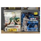 PlayStation 3, 8 Video Game Bundle - NBA 2K13, Madden, MLB, Family Game Night *C