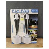 Tech2 Fly Fan with Integrated Light and Charging Pack $45 Retail - Brand New