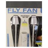 Tech2 Fly Fan with Integrated Light and Charging Pack $45 Retail - Brand New