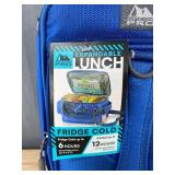 Arctic Zone Pro Expandable Lunch Backpack - Ice Walls & Food Container Set Included - Brand New