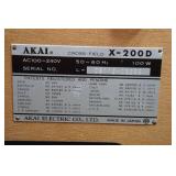 Akai X-200D Cross Field Solid State Reel to Reel Tape Recorder