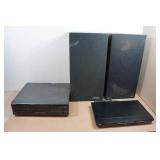 Omega Tower Speakers with CD Changer and DVD Player