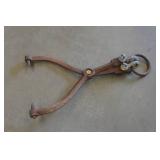 Vintage Farm Logging Tongs