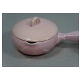 Antique Red Wing Pottery Fondoso Art Deco 4" Covered Dishes and Custard Cup