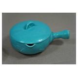 Antique Red Wing Pottery Fondoso Art Deco 4" Covered Dishes and Custard Cup