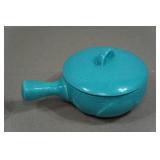 Antique Red Wing Pottery Fondoso Art Deco 4" Covered Dishes and Custard Cup