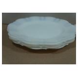 Antique American Sweetheart White Depression Glass Set