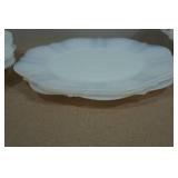 Antique American Sweetheart White Depression Glass Set