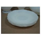 Antique American Sweetheart White Depression Glass Set