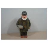 Vintage Hand Carved Wooden Folk Art Figurine