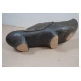 Antique Hand Carved Wooden Clogs