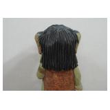 Vintage Hand Carved Wooden Folk Art Figurine