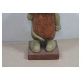 Vintage Hand Carved Wooden Folk Art Figurine