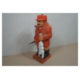 Vintage Hand Carved Wooden Folk Art Figurine