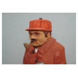 Vintage Hand Carved Wooden Folk Art Figurine