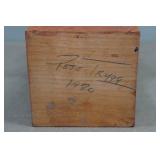 Vintage Hand Carved Wooden Folk Art Figurine