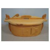 Vintage Scandinavian Bentwood Tine Box